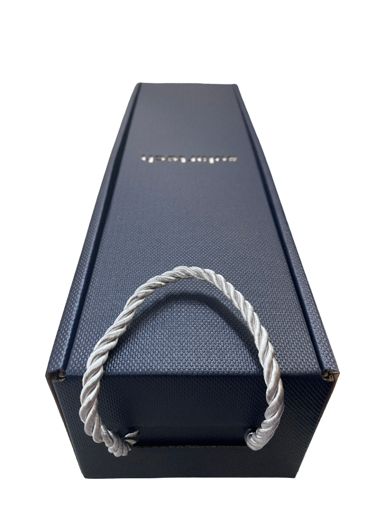 opakowanie na wino białe logo